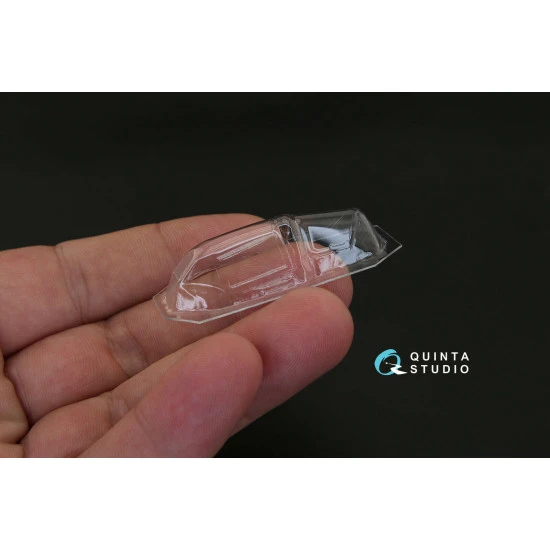 Quinta studio's QC48015 - 1/48 Vacuformed clear canopy for La-9/11 (for ARK kit)