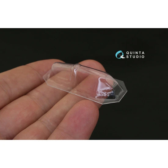 Quinta studio's QC48015 - 1/48 Vacuformed clear canopy for La-9/11 (for ARK kit)