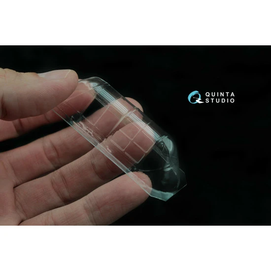Quinta studio's QC48017 - 1/48 Vacuformed clear canopy for Su-2 (Zvezda kits)