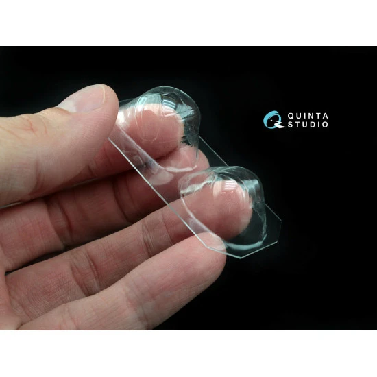 Quinta studio's QC48017 - 1/48 Vacuformed clear canopy for Su-2 (Zvezda kits)