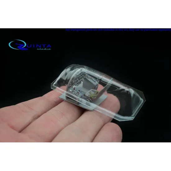 Quinta studio's QC48016 - 1/48 Vacuformed clear canopy for I-185 (ARK kits)