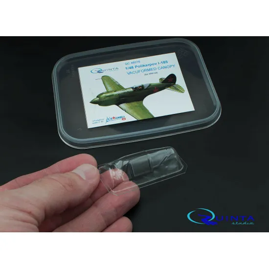 Quinta studio's QC48016 - 1/48 Vacuformed clear canopy for I-185 (ARK kits)
