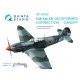 Quinta studio's QC48020 - 1/48 Vacuformed clear canopy for Yak-1B (Zvezda kits)