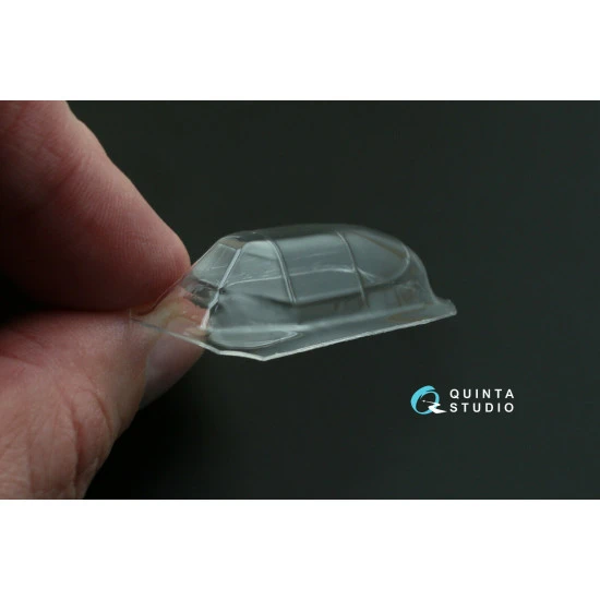 Quinta studio's QC48020 - 1/48 Vacuformed clear canopy for Yak-1B (Zvezda kits)