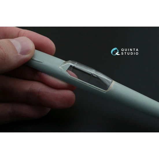 Quinta studio's QC48020 - 1/48 Vacuformed clear canopy for Yak-1B (Zvezda kits)