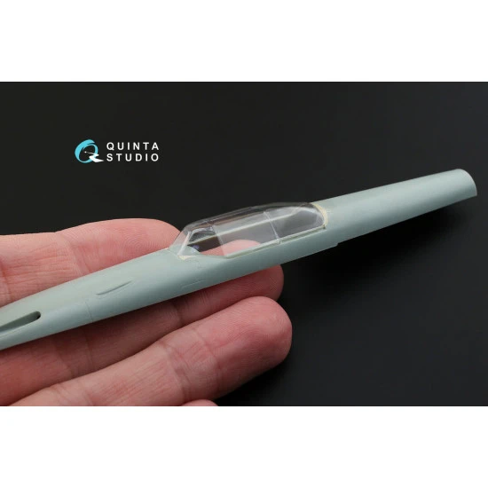 Quinta studio's QC48020 - 1/48 Vacuformed clear canopy for Yak-1B (Zvezda kits)