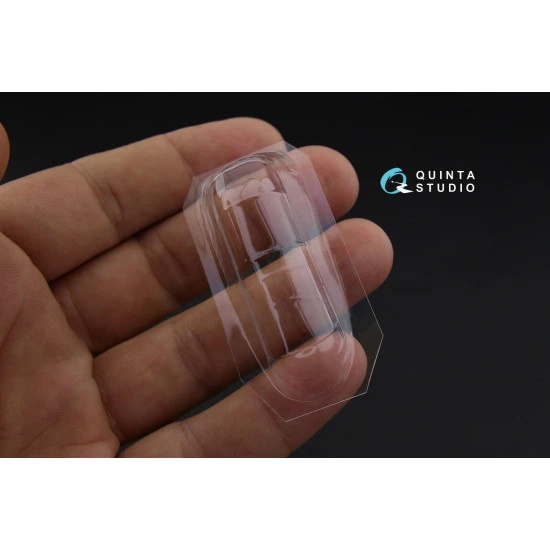 Quinta studio's QC48080 - 1/48 Vacuformed clear canopy for Yak-4 (Mars Models kit)