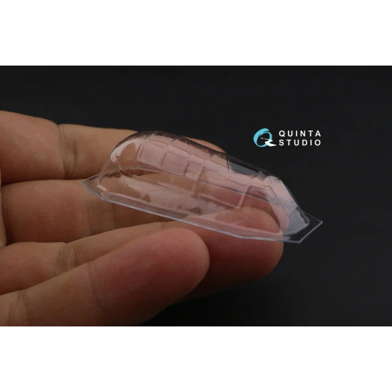 Quinta studio's QC48081 - 1/48 Vacuformed clear canopy for Yak-2 (Mars Models kit)
