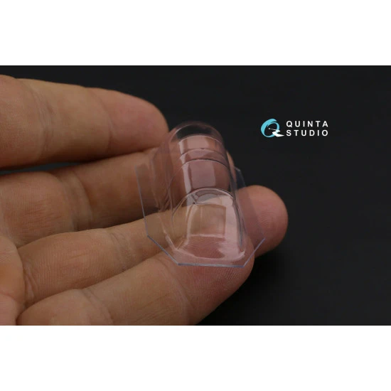 Quinta studio's QC48081 - 1/48 Vacuformed clear canopy for Yak-2 (Mars Models kit)