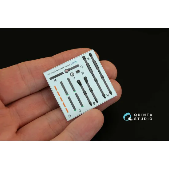 Quinta Studios QR35001 1/35 3D Printed & Coloured for MRAP Typhoon Belts 1 Seat (All Kits)