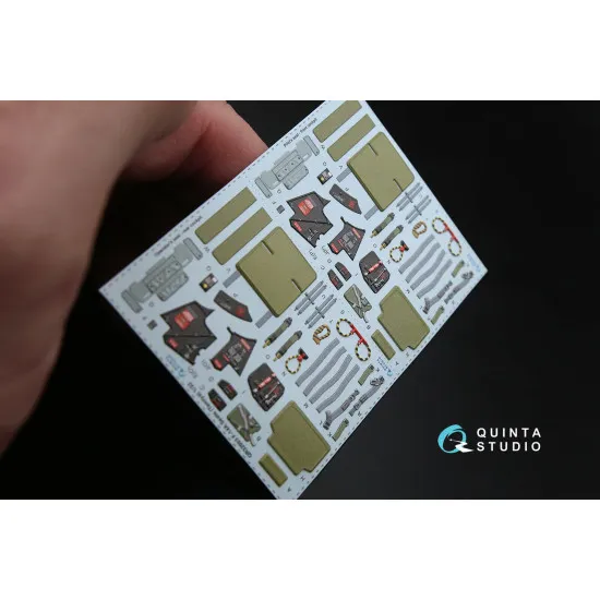 Quinta studio's QR32003 - 1/32 GRU-7A ejection seats for F-14A (2pcs) Tamiya kit