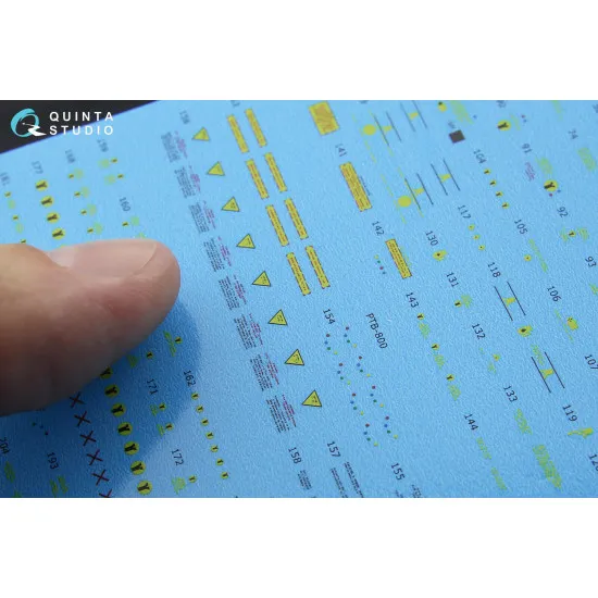 Quinta studio's MMD48006 - 1/48 Decal for Su-17M4 stencil