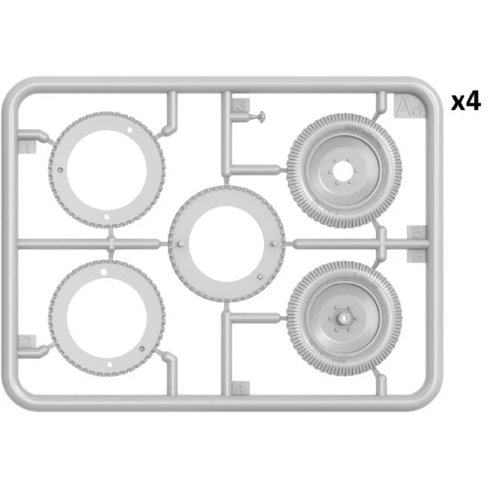 Miniart 35320 - 1/35 GERMAN CARGO TRAILER scale plastic model kit