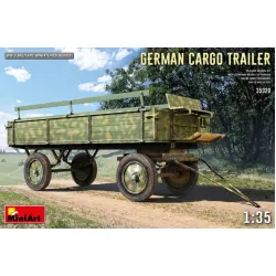 Us Stock Miniart 35320 - 1/35 German Cargo Trailer Scale Plastic Model Kit