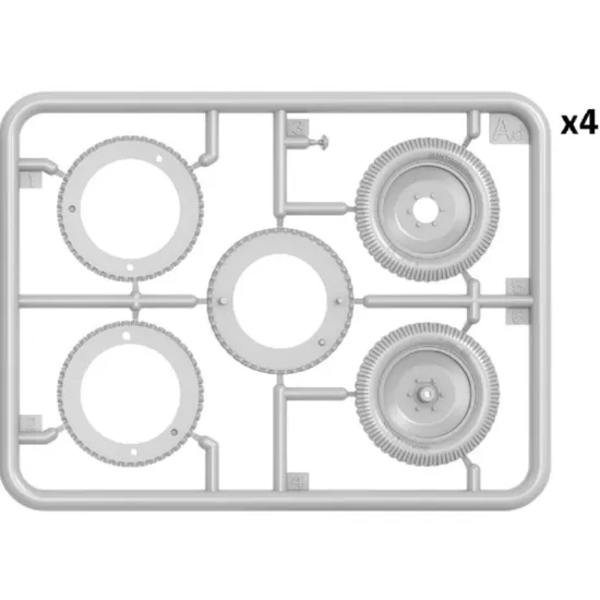 Us Stock Miniart 35320 - 1/35 German Cargo Trailer Scale Plastic Model Kit