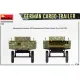 Us Stock Miniart 35320 - 1/35 German Cargo Trailer Scale Plastic Model Kit