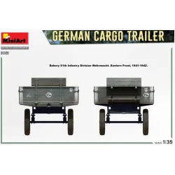 Us Stock Miniart 35320 - 1/35 German Cargo Trailer Scale Plastic Model Kit