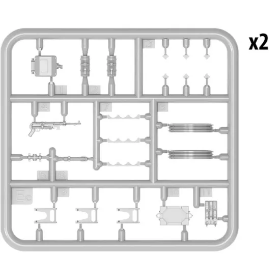 Miniart 35335 - 1/35 StuG III Ausf. G Feb 1943 Alkett Prod. INTERIOR KIT