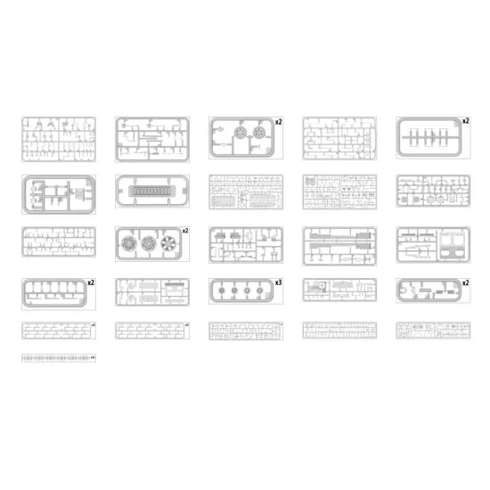 Miniart 35335 - 1/35 StuG III Ausf. G Feb 1943 Alkett Prod. INTERIOR KIT