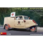 Us Stock Miniart 35382 - 1/35 Tempo A400 Lieferwagen. German 3-wheel Delivery Van