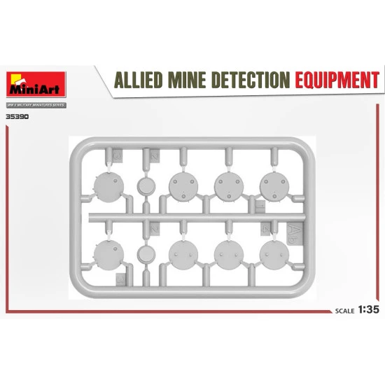 Miniart 35390 - 1/35 ALLIED MINE DETECTION EQUIPMENT scale model kit Miniart 35390 - 1/35 ALLIED MINE DETECTION EQUIPMENT scale model kit