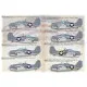 Print Scale 72-441 - 1/72 F4F Wildcat Aces (with 3D instrumental panel) Decal