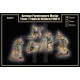 Mars Figures 32037 - 1/32 German Paratrooper Mortar Team (tropical uniform) WWII