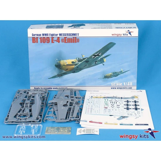 Wingsy Kits D5-10 - 1/48 Aircraft Messerschmitt Bf 109E-4 D5-10 scale model
