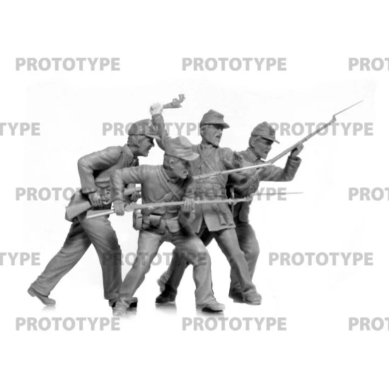 ICM 35023 - 1/35 American Civil War Union Infantry. Set 2 plastic model kit