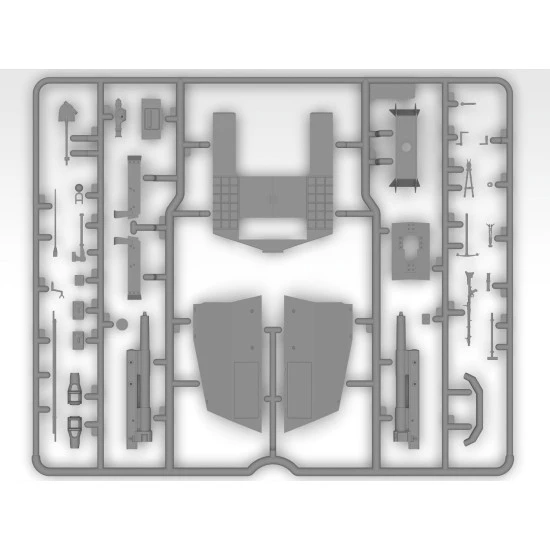 ICM 35340 - 1/35 10.5cm leFH 16(Sf) auf Geschutzwagen FCM36 (f) WWII
