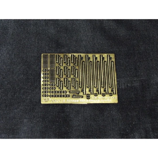 Vmodels 35073 - 1/35 Straps for canvas-cover US Army tank, photo-etch board