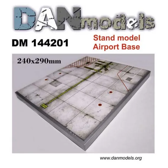 Dan Models 144201 - 1/144 scale Stand model Airport Base, size 240 x 290 mm