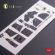 Kelik K48012 - 1/48 scale A-1J Skyraider interior 3D decals for Tamiya kit