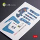 Kelik K48025 - 1/48 scale SU-24 interior 3D decals for Trumpeter kit