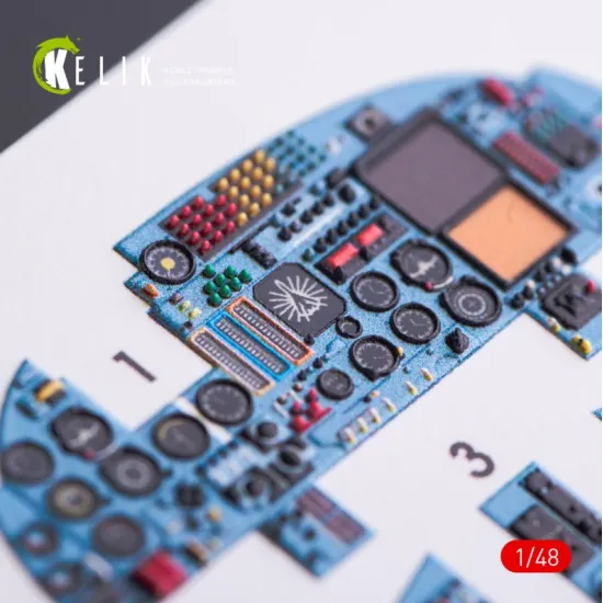 Kelik K48025 - 1/48 Scale Su-24 Interior 3d Decals For Trumpeter Kit