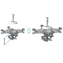 Us Stock Metallic Details Mdr7253 - 1/72 As365 Dauphin. Main Rotor. Scale Model Kit. 3d-printed. For Aircraft