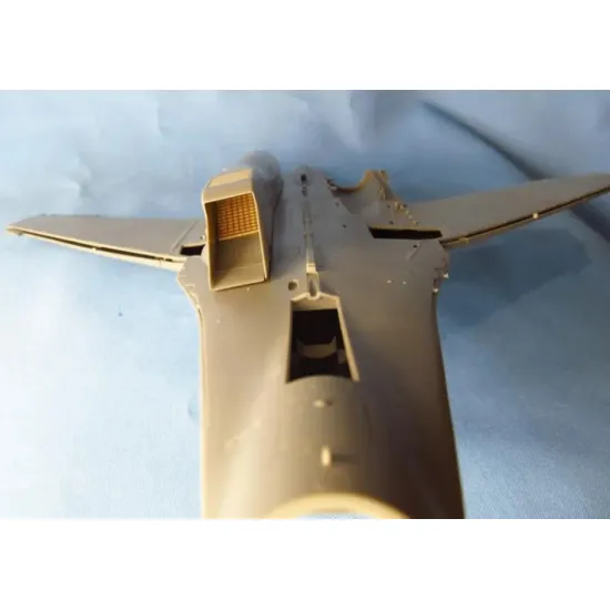 Us Stock Metallic Details Md4849 - 1/48 Su-27/Su-27ub/Su-35. Air Intake Grilles. Photoetch For Great Wall Hobby