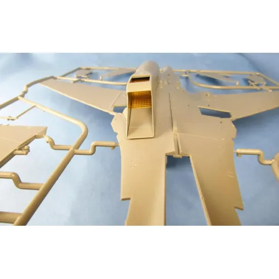 Us Stock Metallic Details Md4849 - 1/48 Su-27/Su-27ub/Su-35. Air Intake Grilles. Photoetch For Great Wall Hobby