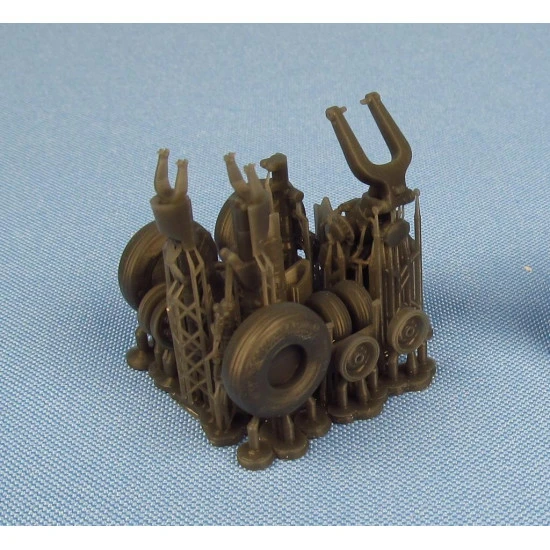 Metallic Details MDR48124 - 1/48 Harrier GR1/GR3. Landing gears with wheels for scale model Kinetic