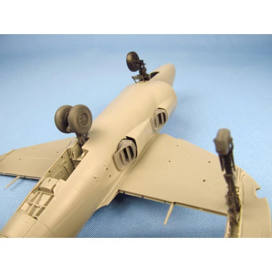 Metallic Details MDR48124 - 1/48 Harrier GR1/GR3. Landing gears with wheels for scale model Kinetic