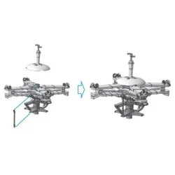 Us Stock Metallic Details Mdr48125 - 1/48 As365 Dauphin. Main Rotor For Scale Model Kitty Hawk, Trumpeter