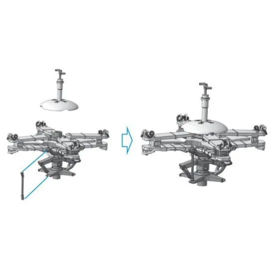 Us Stock Metallic Details Mdr48125 - 1/48 As365 Dauphin. Main Rotor For Scale Model Kitty Hawk, Trumpeter