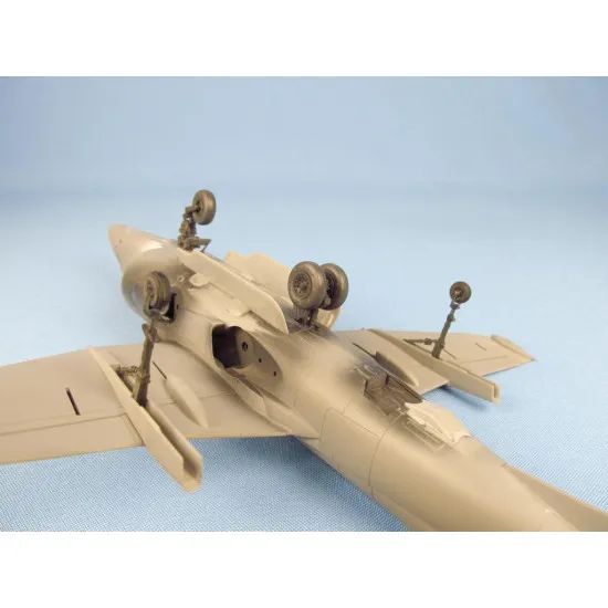 Metallic Details MDR48133 - 1/48 Harrier GR Mk.7/9. Landing gears with wheels for model kit Hasegawa