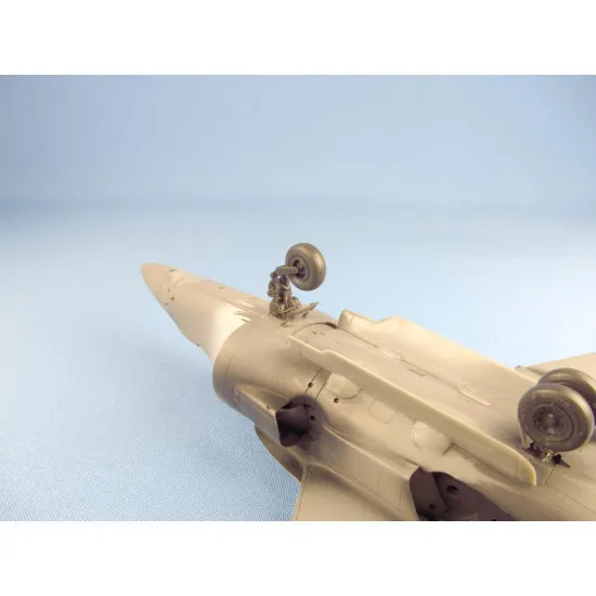 Metallic Details MDR48133 - 1/48 Harrier GR Mk.7/9. Landing gears with wheels for model kit Hasegawa