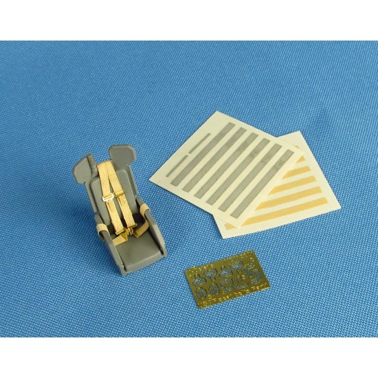 Metallic Details MDM3201 - 1/32 USAF seat belts part 1 Photoetch, self-adhesive film for model kit