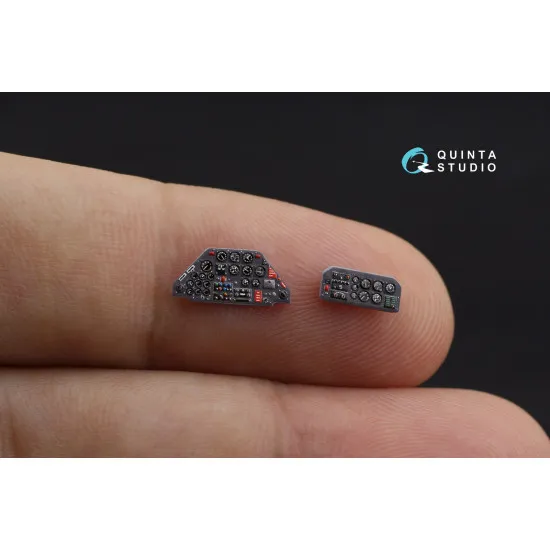 Quinta studio QD72030 - 1/72 Ah-1G 3D Printed & Coloured Interior on Decal Paper (Special Hobby/Revell)