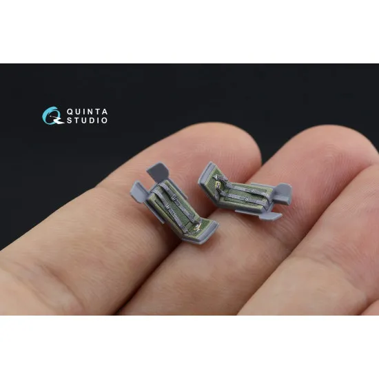 Quinta studio QD72030 - 1/72 Ah-1G 3D Printed & Coloured Interior on Decal Paper (Special Hobby/Revell)