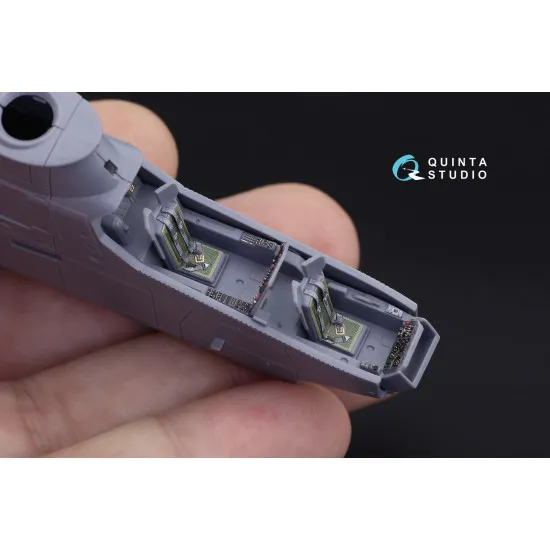 Quinta studio QD72030 - 1/72 Ah-1G 3D Printed & Coloured Interior on Decal Paper (Special Hobby/Revell)