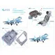 Quintas studio QD72033 - 1/72 Su-33 3D-Printed & Coloured interior on Decal paper (Zvezda)