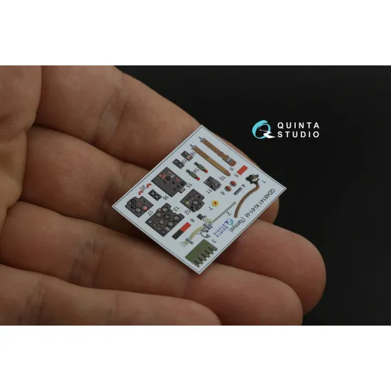 Quinta Studio QD48141 1/48 Ki-61-Id 3D-Printed and Coloured Interior on Decal Paper (Tamiya)